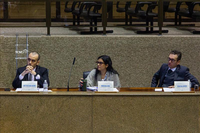 O evento contou ainda com a presença de representantes das áreas técnicas do TCMSP