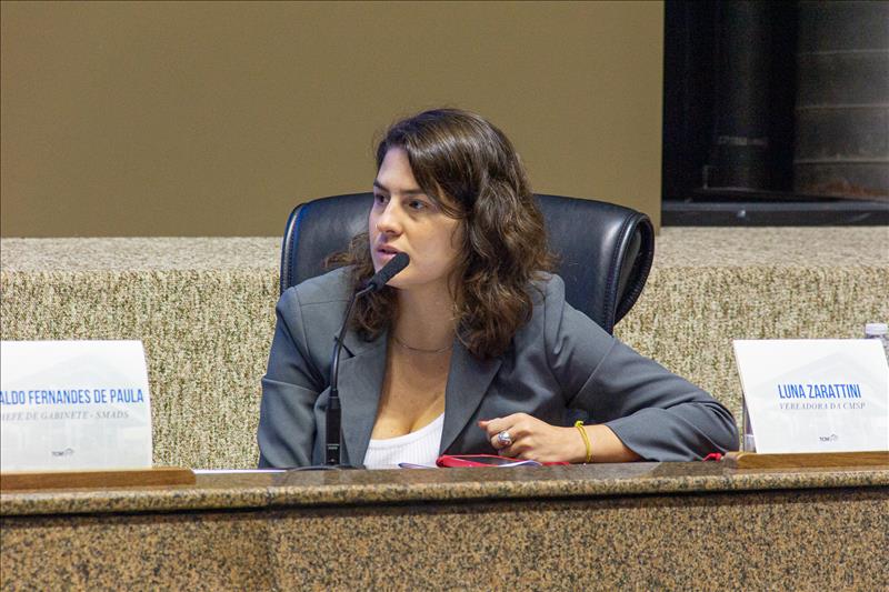 Vereadora e Presidente da Comissão de Direitos Humanos e Cidadania da Câmara Municipal de São Paulo, Luna Zarattini